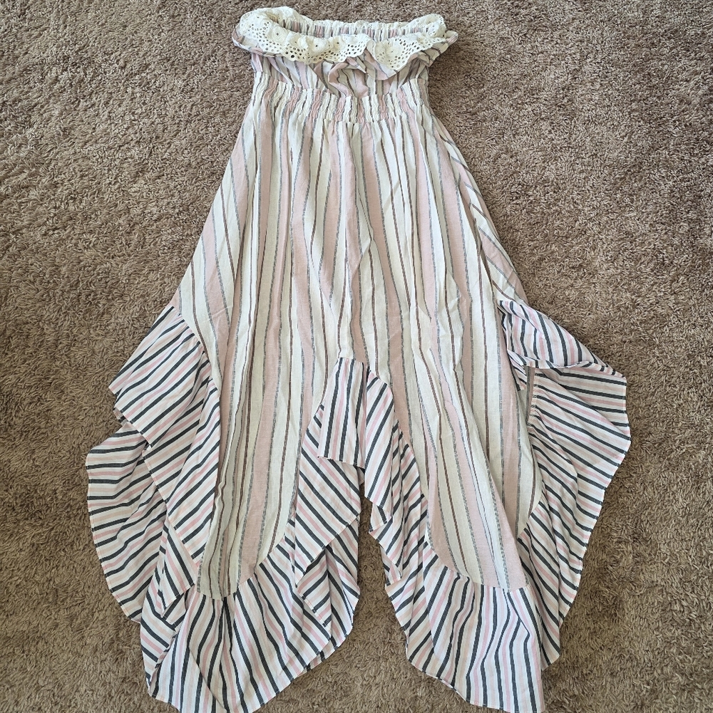 MISA Los Angeles Virginie Ruffled Midi Dress Size XS - Picture 3 of 9